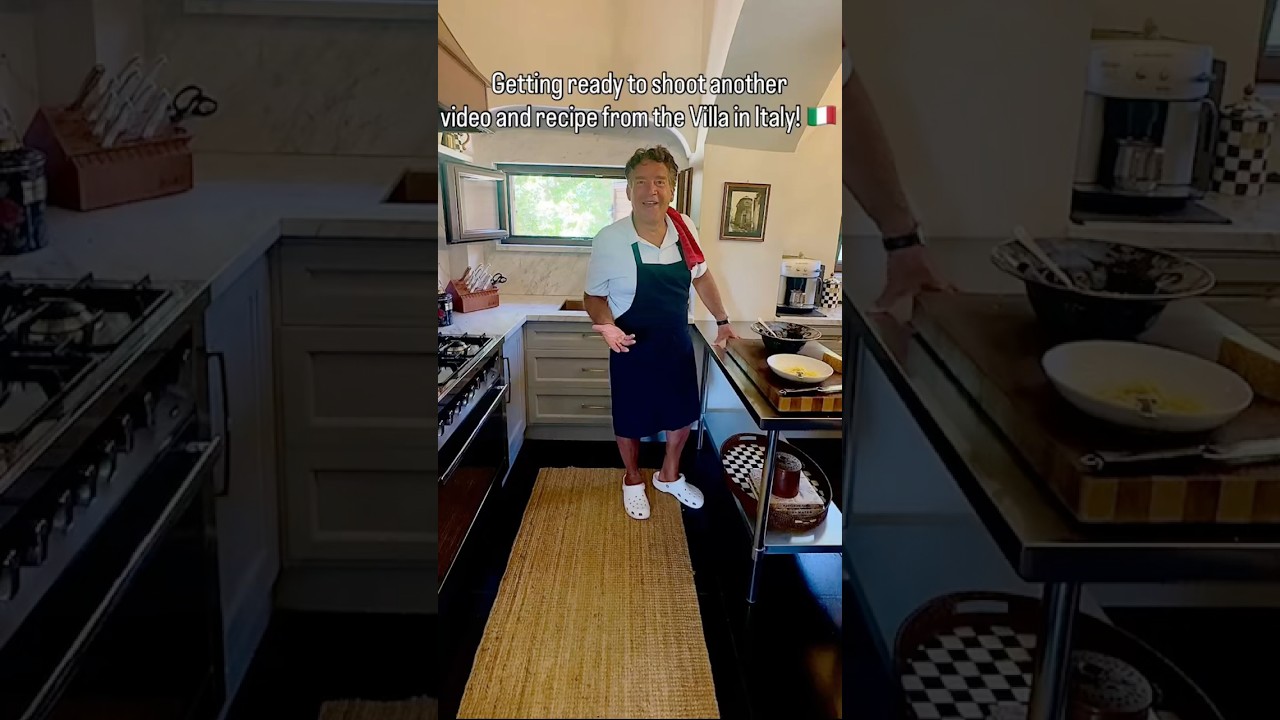 Getting ready to shoot another video and recipe from the Villa in Italy! Cooking Italian With Joe ๏ฟผ Getting ready to shoot another video and recipe from the Villa in Italy! Cooking Italian With Joe ๏ฟผ