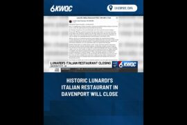 Historic Lunardi’s Italian Restaurant in Davenport will close