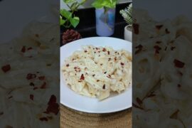 “Creamy White Sauce Pasta Recipe | Restaurant Style Pasta at Home | Easy & Delicious 🍝✨”