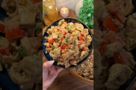 chicken boursin bruschetta tortellini pasta salad🍅🧀