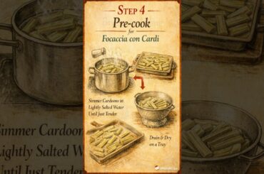 Focaccia con Cardi — Monferrato Winter Focaccia #pasta #pastatime #bbqmeat #recipe #italianfood