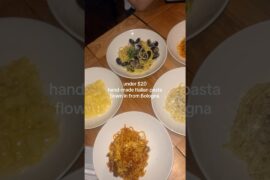 Trying $20 handmade pasta flown in from ITALY