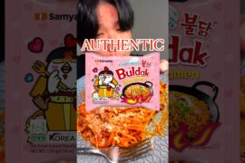 it doesn’t get more authentic than this 🍝 #buldak #carbonara #cooking #mukbang #food