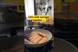 Let’s cook sausages together #italy #cooking #europe