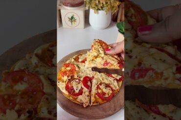 Healthy Pizza Twist with Besan & Cheese #shorts #food #recipe #meghakirasoi31