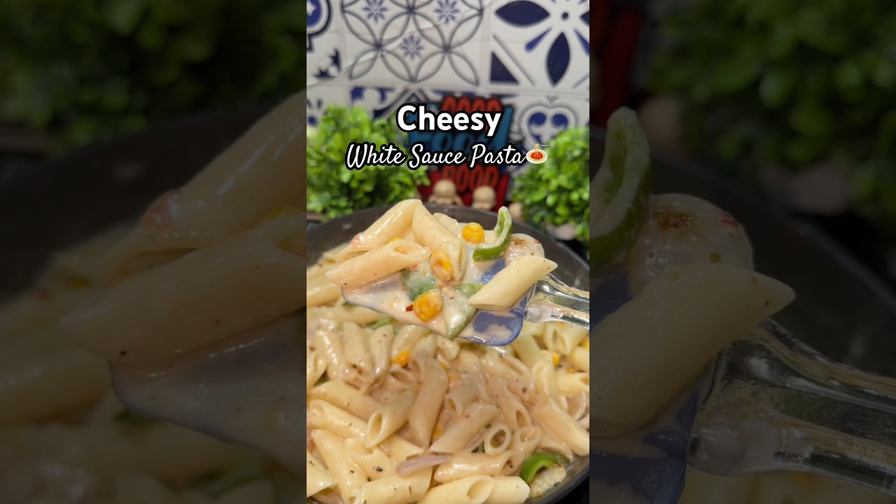 White Sauce Pasta 🍝#recipe #cooking #food #viral #pasta #snacks #shorts #trending #ytshorts White Sauce Pasta 🍝#recipe #cooking #food #viral #pasta #snacks #shorts #trending #ytshorts