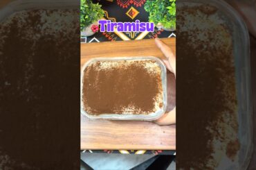 🔥 No Bake Tiramisu Recipe | Easy Italian Dessert at Home 🇮🇹 #ytshorts #food #tiramisu #dessert
