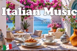 🎶 Italian Vibes & Mediterranean Music 🎶 1+ Hours Scenic Amalfi Coast & Lake Como Relaxation 4K