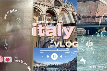 𓇼🐚 ITALY TRIP vlog ✧˚ a week in northern italy: traveling, exploring & eating 🖇️✩ 2026