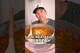 Rating a mini meatball pasta