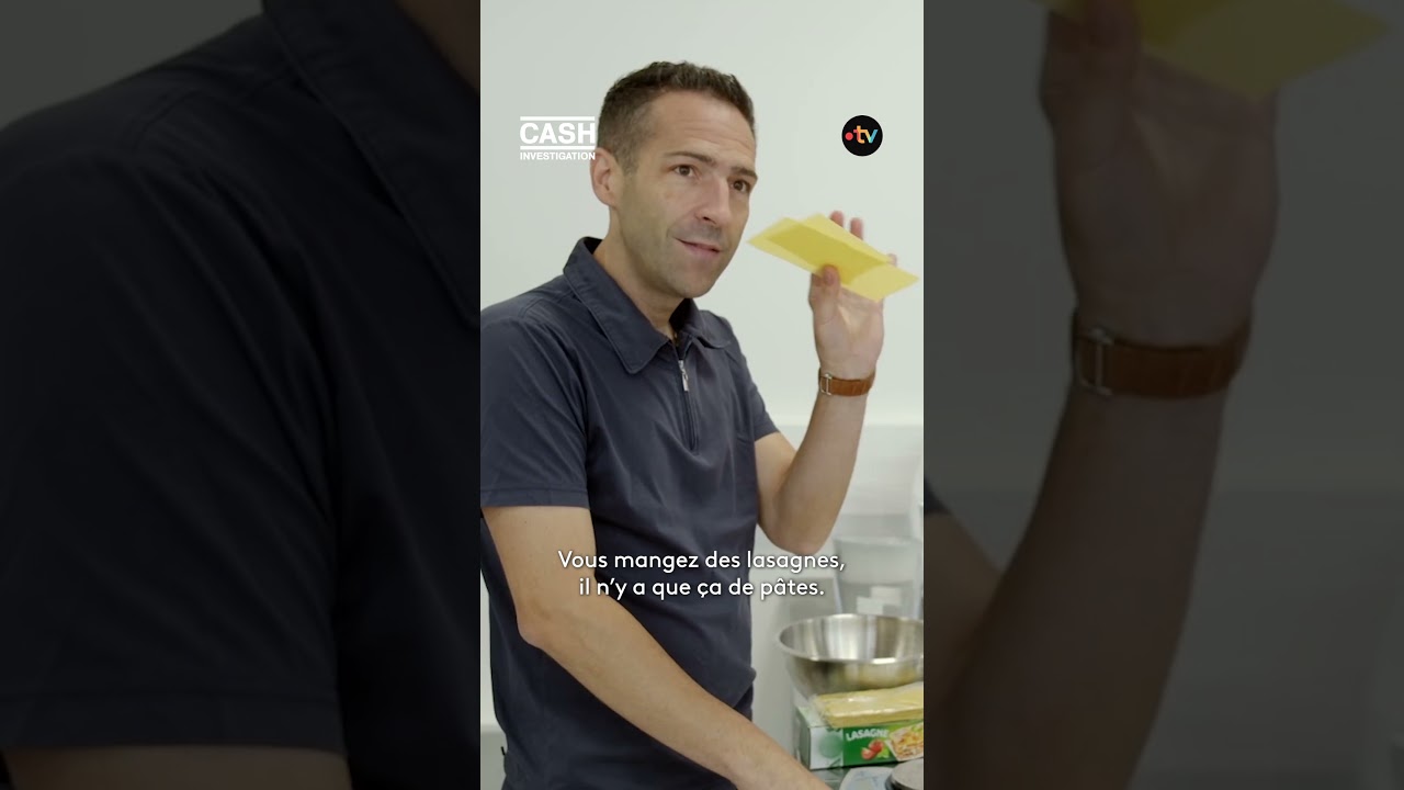 Il refait une recette de lasagnes industrielles ultratransformées ! #CashInvestigation Il refait une recette de lasagnes industrielles ultratransformées ! #CashInvestigation
