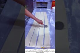 Cutting Fresh Pasta with a Rolling Cutter – Precision in the Kitchen 🍜🔪