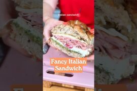Delicious Italian Mortadella Sandwich with Pesto & Burrata