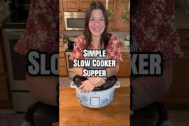 Simple Slow Cooker Supper! #fyp #dinner #cooking #easyrecipe #recipe