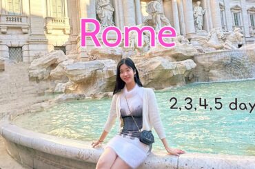 Vlog. Italy Rome 🇮🇹 pasta restaurants, risotto, the Roman Forum, Trevi Fountain, Vatican City