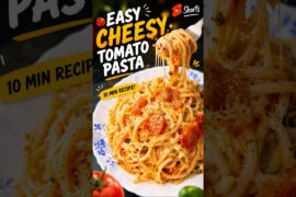 easy cheesy tamato pasta #viral #recipe #food