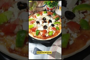 Pizza without oven 🍕🫕🥣😋#food #foodpassion #recipe #viral #shorts