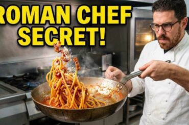 Perfect Bucatini Amatriciana | Chef in Italy shares Family Recipe