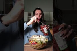 Mediterranean protein pasta salad! #healthyfood #recipe #healthyrecipes