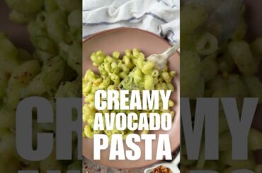 This Silky Avocado Pasta Beats Any Cream Sauce #pasta #healthy #easyrecipe