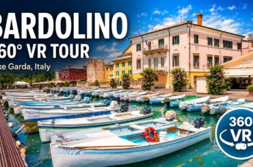 Bardolino, Italy 🇮🇹 Lake Garda Wine Festival | 360° VR Walking Tour | Palio del Chiaretto