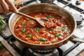 Die perfekte Tomaten-Basilikum-Pasta | Schnell, frisch und einfach 🍅🌱