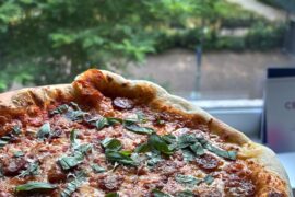 First pizza since more than a year.