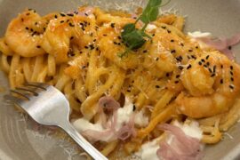 shrimp rose pasta