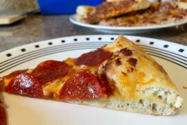 All Pepperoni half with pineapple for the wife