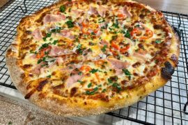 Couple pizzas I made tonight
