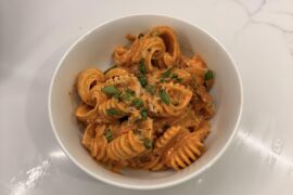 Radiatori with a blush sauce