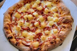 I'm still a noob but this is my best so far, and for my first time here with a Hawaiian pizza I hope I don't get stoned!