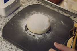 Hot Sausage Biga Pizza