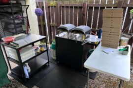 Outdoor Setup - Pizza Party