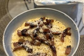 Orzo Carbonara (Low-Carb)