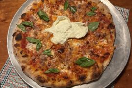 Sweet Italian Sausage & Burrata pie