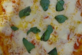 My mom tried to make pizza seriously for the first time