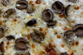 My favorite topping is olives. What is yours?