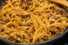 Bolognese pasta is one of my favs