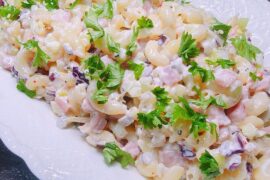 A simple Macaroni Salad ❤️🤤 we love it so much that we always have it as a main dish 😋🥗