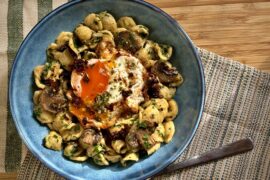 Miso Butter Mushroom Pasta