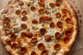 Pan pizza delivery for the beer shop