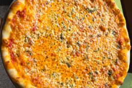 16" Pie on Homemade Pizza Steel