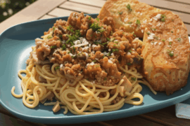 Turkey bolognese — lighter than beef but just as tasty