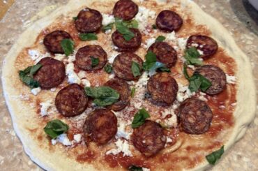 Made some pizza for my mom and all guests at her birthday party