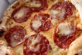 My delicious Pizza Diavola for the dinner...