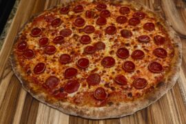 My take on gluten-free NY style pizza