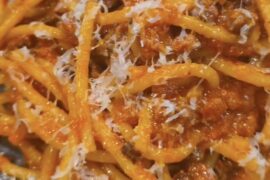Amtracina Style - Chourico Bucatini (not traditional)