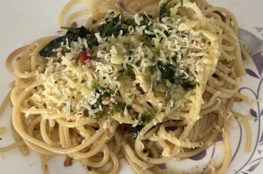 I think I nailed this Aglio-e-Olio spaghetti! 😋 Classic no customization.