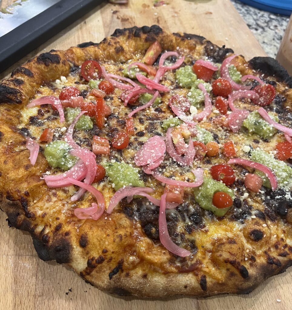 Enchilada pizza Enchilada pizza